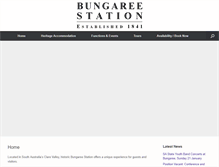 Tablet Screenshot of bungareestation.com.au